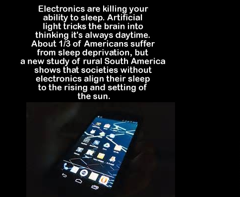 prisma electronics - Electronics are killing your ability to sleep. Artificial light tricks the brain into thinking it's always daytime. About 13 of Americans suffer from sleep deprivation, but a new study of rural South America shows that societies witho