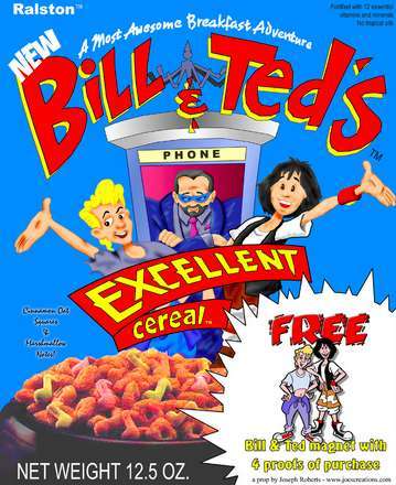 bill and ted's excellent cereal - Ralston akfast Adventure Most Awesome Break Billeted's Phone Excellent cereal. Frase Full Net Weight 12.5 Oz. Bil & Ted magnes with prooks of purchase up by J enisww .