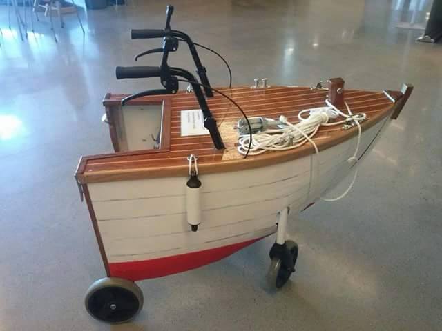 My walker when I get old. Sail boat racing for the elderly ^_^