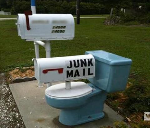 funny mailbox - Prope 26OPE Junk Mail