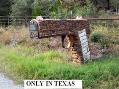 redneck mailbox - Only In Texas