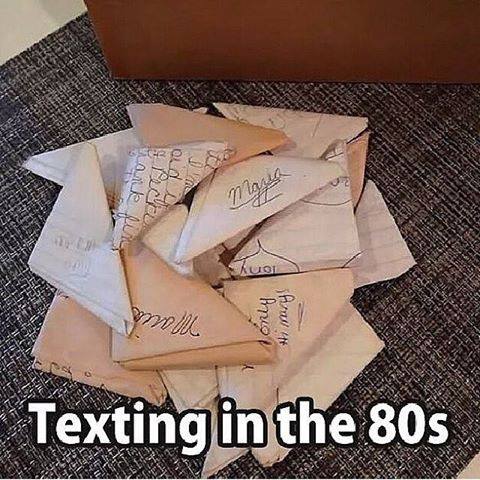 texting in the 80s - Stre ware Iuc more Be Mua sonly fw it Texting in the 80s