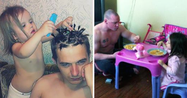 Dads doing the parent-thing (25 funny pics)