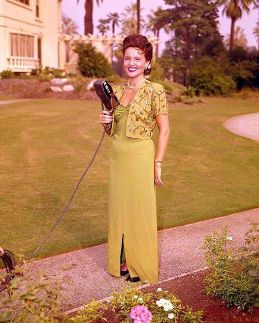 This is Betty White in her younger years (about the 40s)