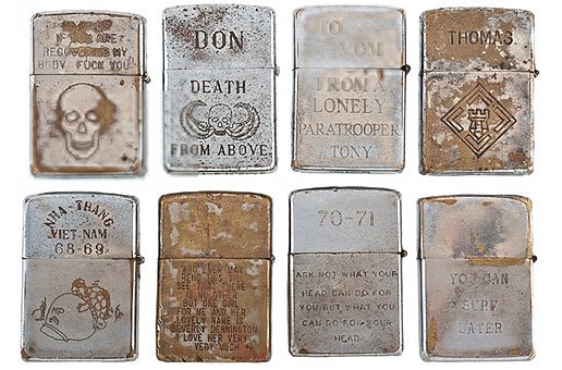 Lighters from Vietnam soldiers