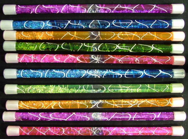 Who remembers the batons with glittery stuff in the middle!?
