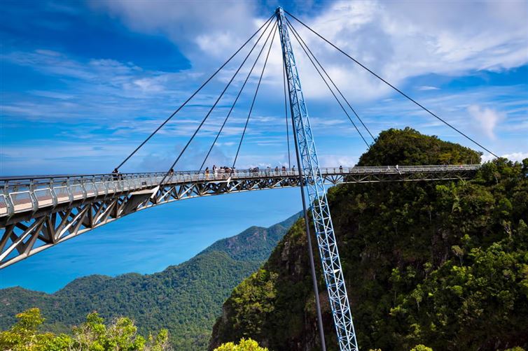 This wicked bridge hangs in Malaysia