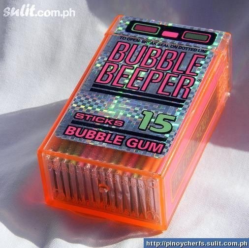 Beeper gum- so fruity and nommy