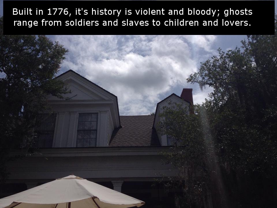 A real haunted house