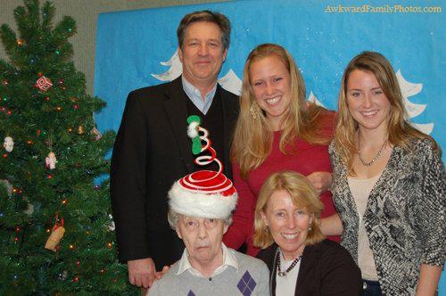 They definitely drugged the old man to get him into that hat.