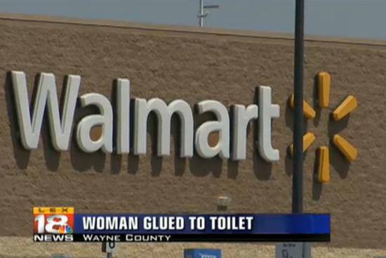 I'll bet she isn't the first, either. Walmart is a skeeeeery place