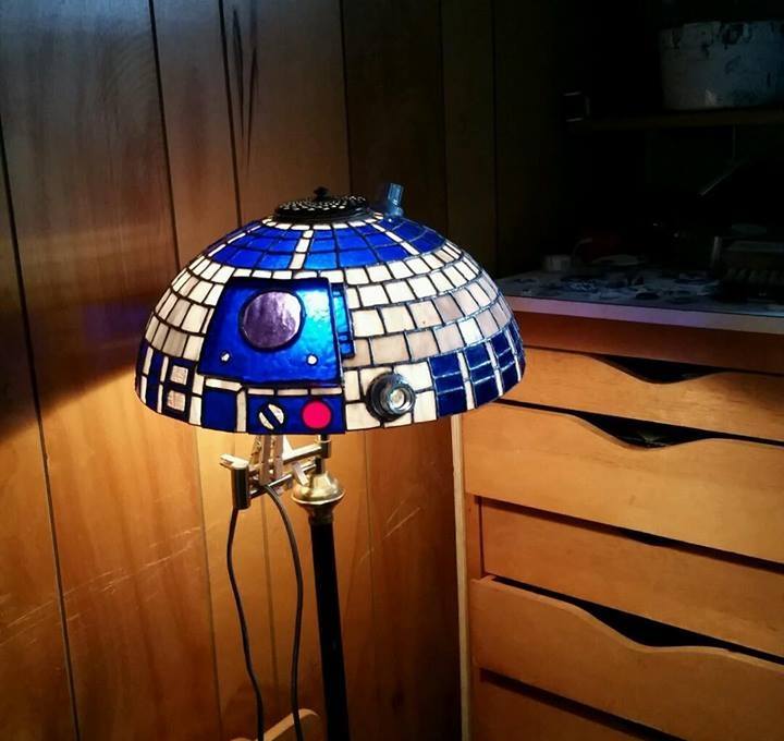 star stained glass lamp shades