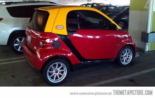 smart car funny paint - more awesome pictures at Themetapicture.Com