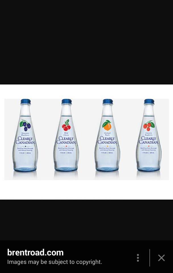 Clearly Canadian was sold as a "healthy" alternative to soda.... little did we know it was just as bad (if not worse). We thought it was as good as water.