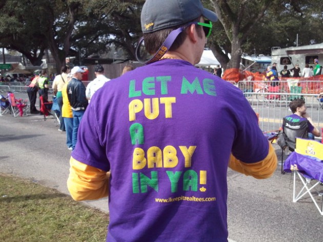 purple mardi gras shirt - Let Me Put Baby trealtees.com