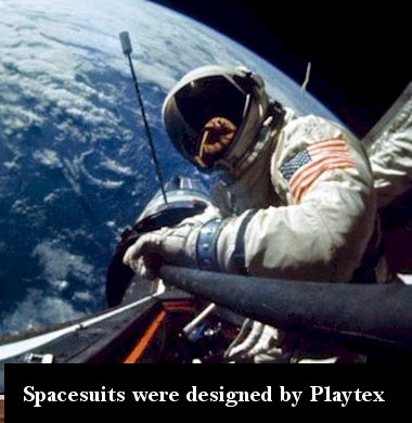 james lovell astronaut - Spacesuits were designed by Playtex