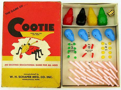 game of cootie - The Game Of... Cootie 203 0 Ooc 0 An Exciting Educational Game For All Ages W. H. Schaper Mfg. Co. Inc. Minneapous, Minn.