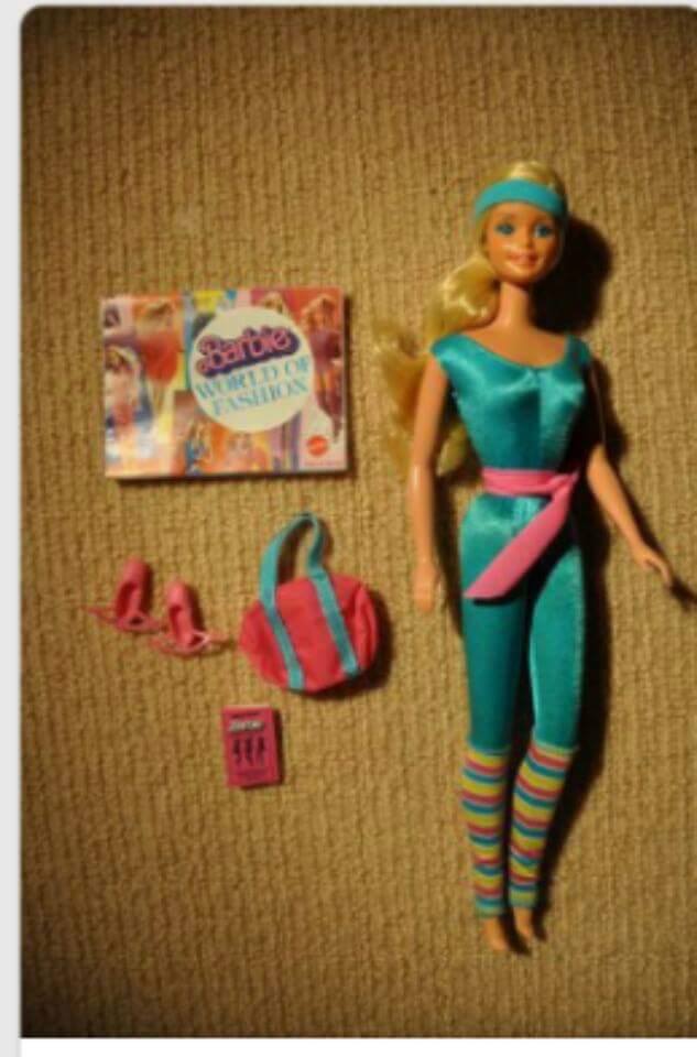 Barbie hit the gym
