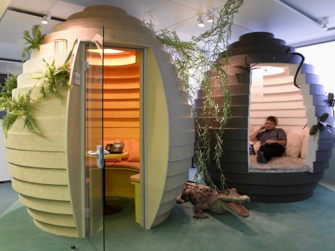 Privacy pods for a quick lie down during lunch?