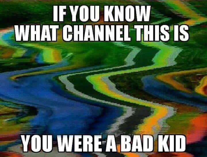 Or poor- my neighbor's Disney Channel looked like this