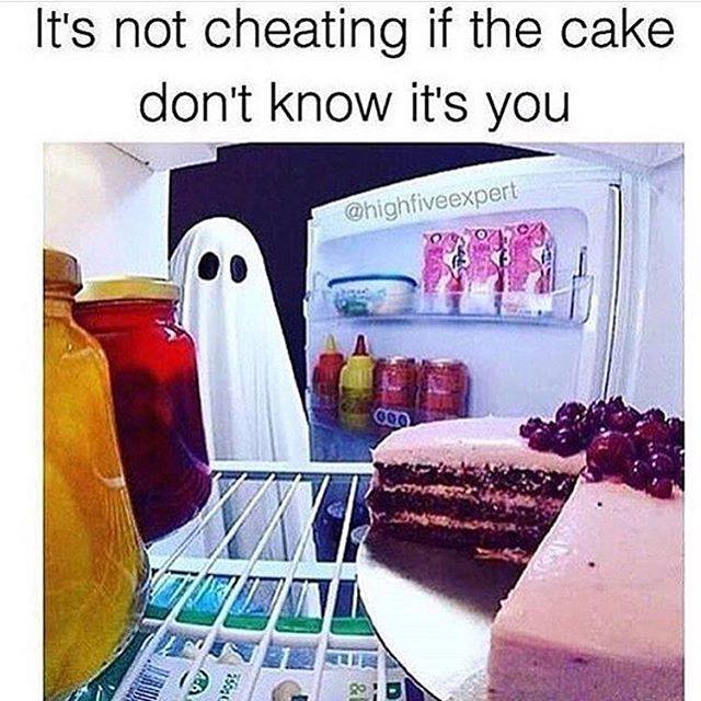 random pic it's not cheating if the cake doesn t know it's you - It's not cheating if the cake don't know it's you 2002 ch 40 29 D