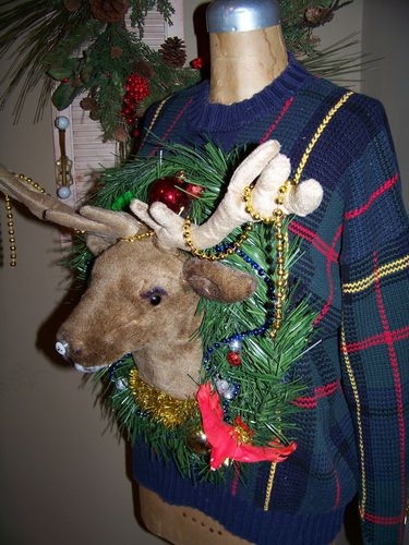 diy reindeer ugly sweater