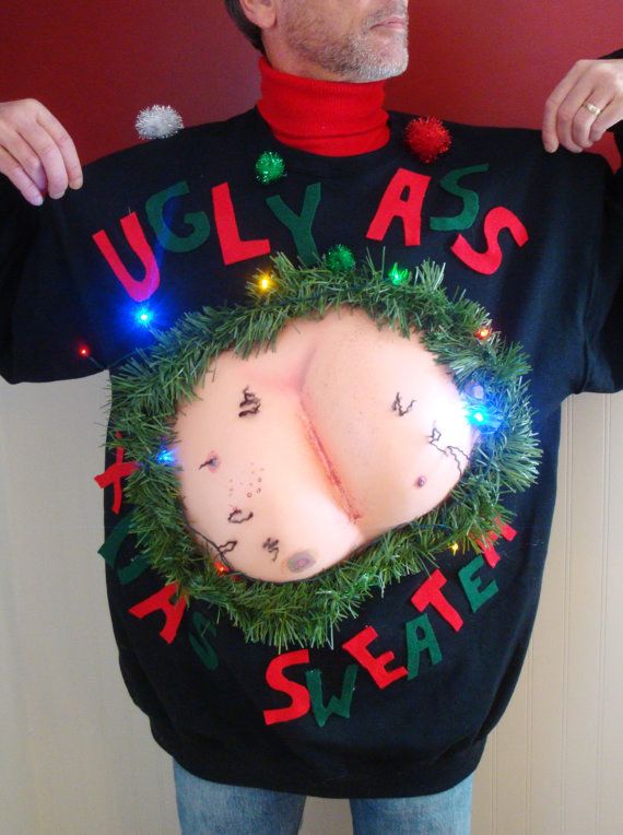 ugly ass christmas sweater - Eve