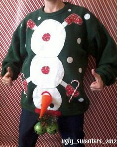 ugly christmas sweater breast