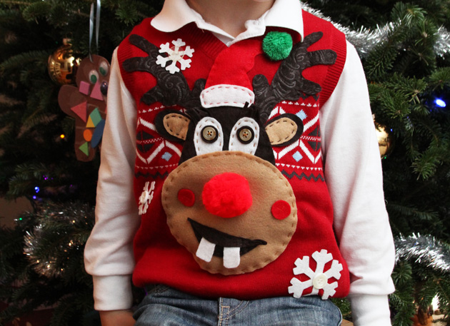 hideous christmas sweater