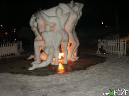 Amazing snow scultpures part II-