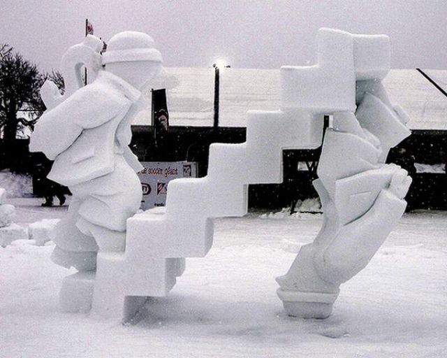 Amazing snow scultpures part II-