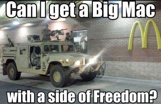 can i get a big mac - Canl get a Big Mac with a side of Freedom?