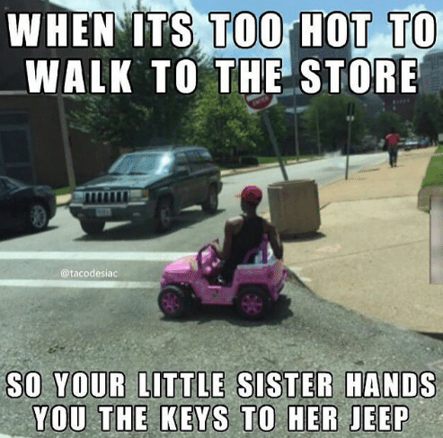 It hot