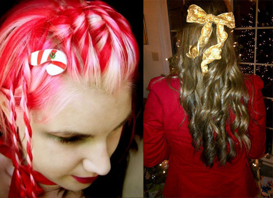 Christmas hair