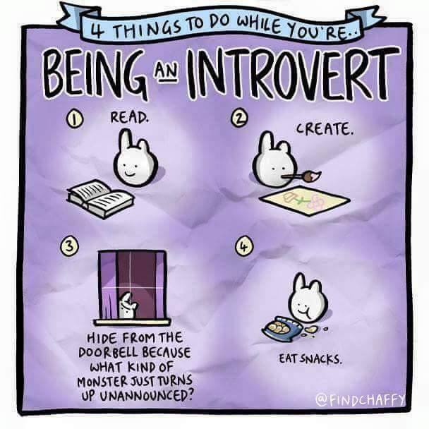 It's Friday, Introverts unite (and hide)