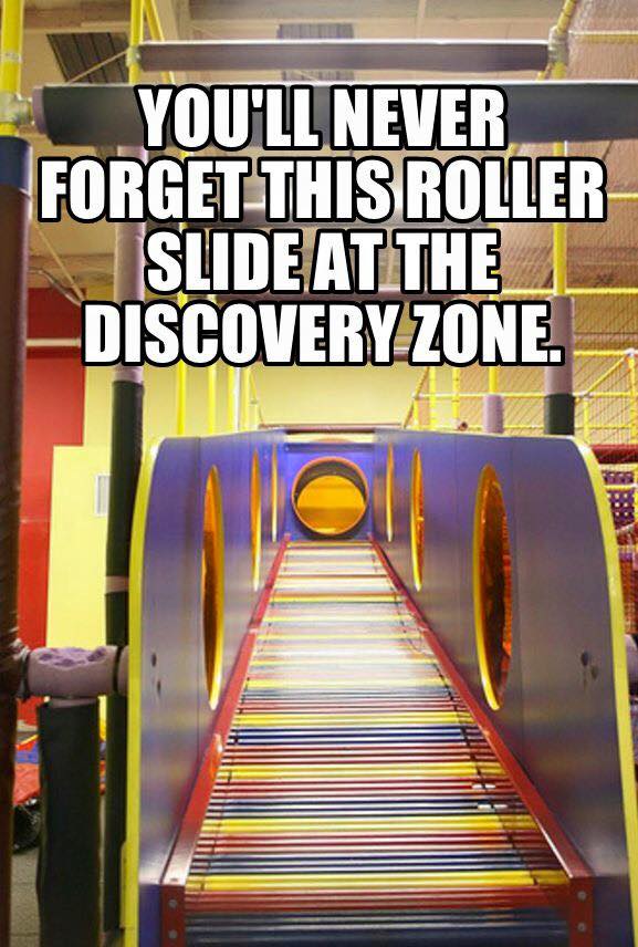 discovery zone slide - You'Ll Never Forget This Roller Slide At The Discovery Zone. Do