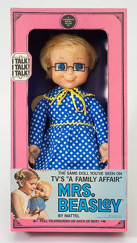 mrs beasley doll - I Talk! I Talk! Italk! The Same Doll You'Ve Seen On Tv'S "A Family Affair" Mrs Beasley By Mattel Pull TalkingRing On Back Of Boxi