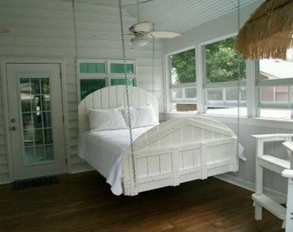 This beach house owner has a perfect idea. Who needs a bedroom?