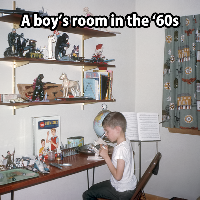 room - A boy's room in the '60s