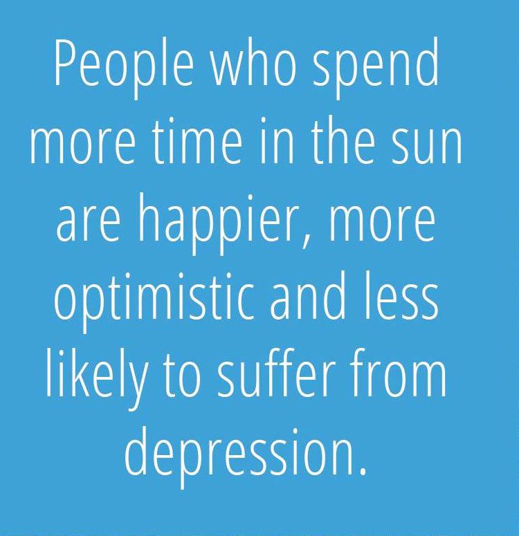 religion and reasoning - People who spend more time in the sun are happier, more optimistic and less ly to suffer from depression