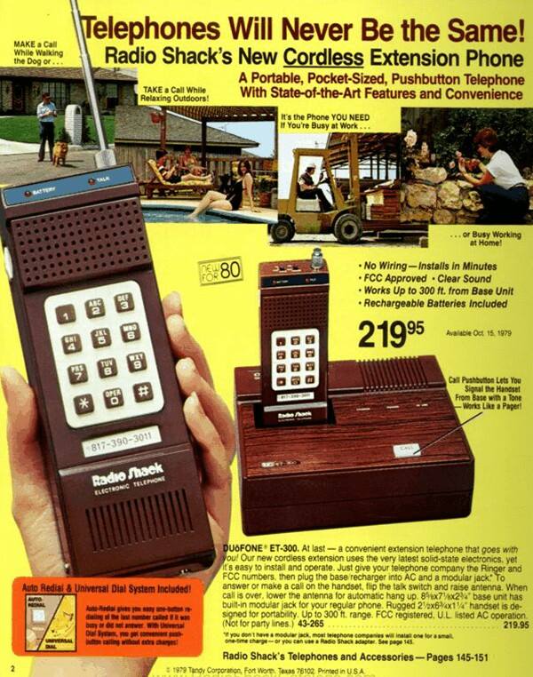 You remember what it's like to slam a phone down and you enjoyed walking in front of your house on the phone (despite the static) to let everyone see you had a cordless phone