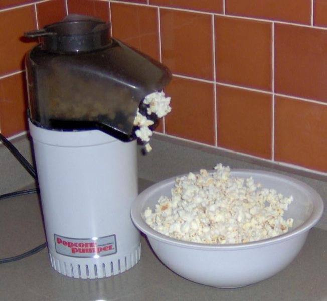 Popcorn didn't come out of a bag or microwave.