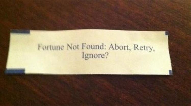 18 funny fortunes