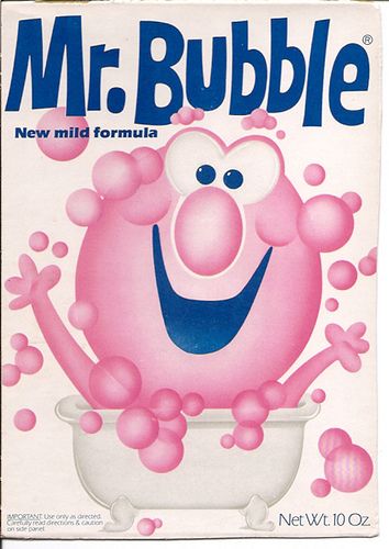 One of my few toddler temper tantrums was when I emptied the entire box looking for the pink man inside. I was so sad that the commercial showed the pink, funny bubble. My three year old brain took advertising lies as truth.