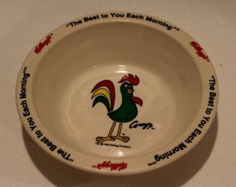 And the rooster on the corn flakes box