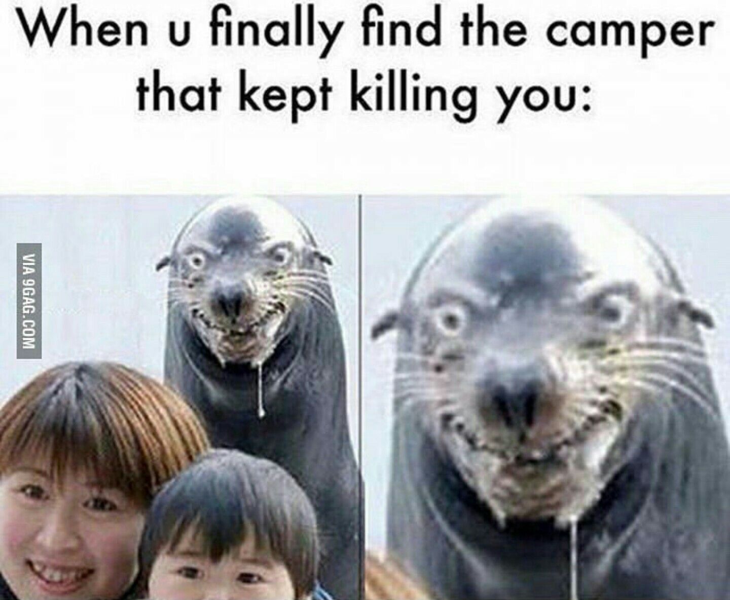 you finally find the camper - When u finally find the camper that kept killing you Via 9GAG.Com