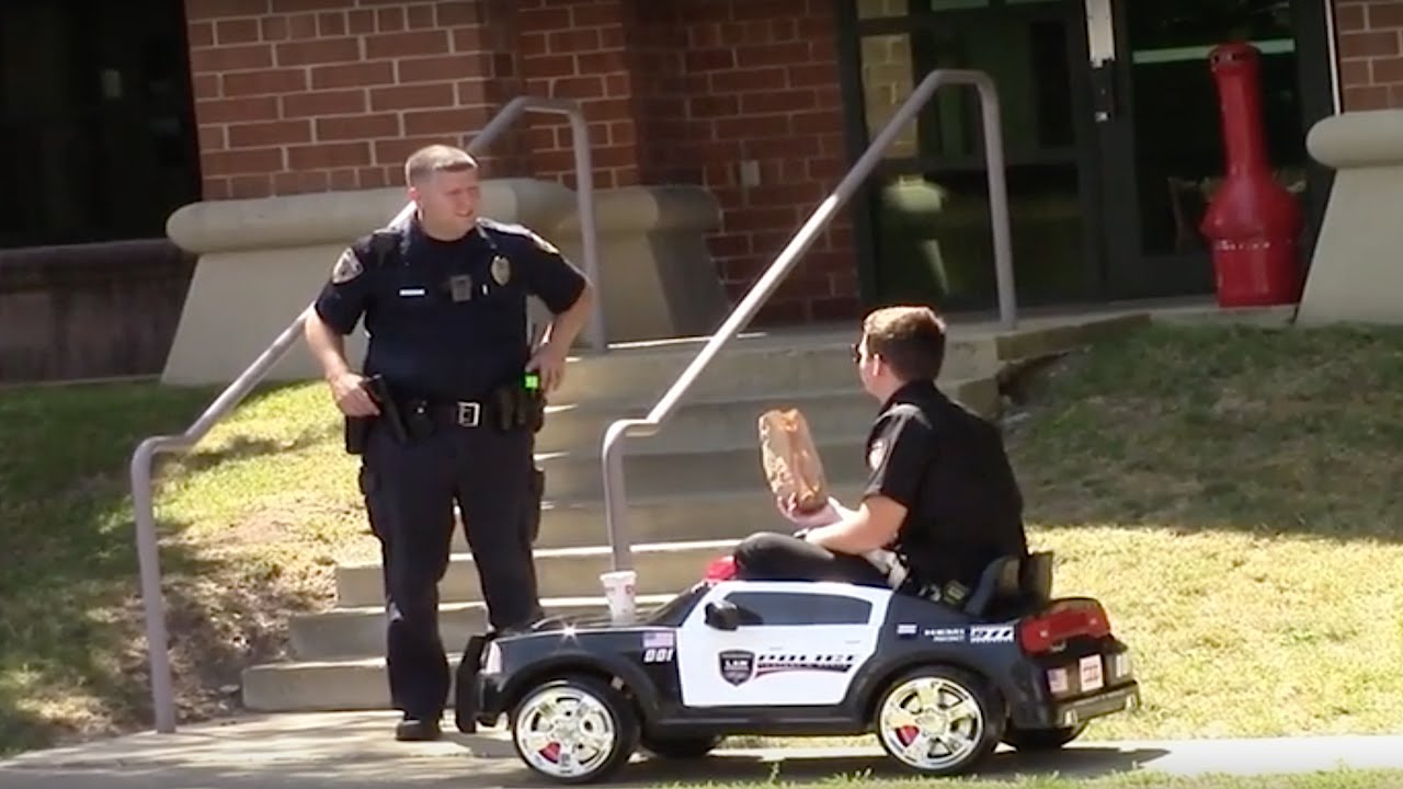 funny police police car donuts - 100