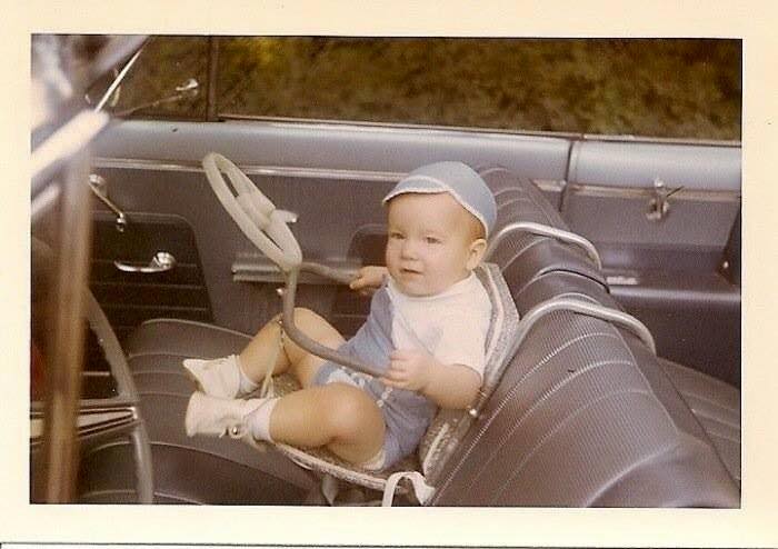 1950s child car seat