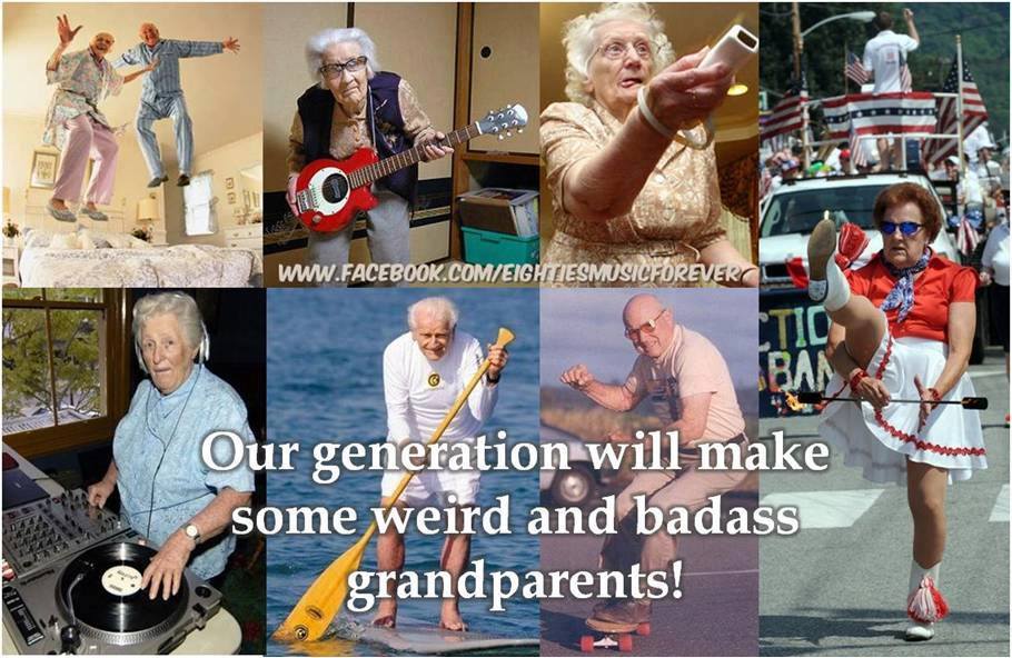musical instrument - Our generation will make some weird and badass grandparents!