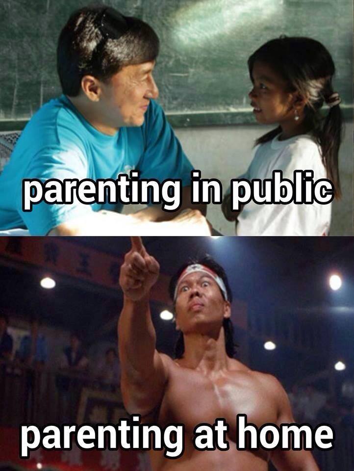 parenting in public vs at home - parenting in public parenting at home
